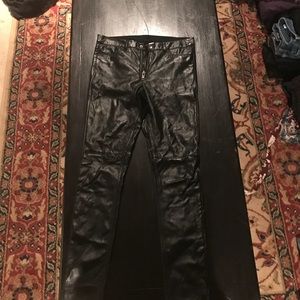 Perfect faux leather moto pants